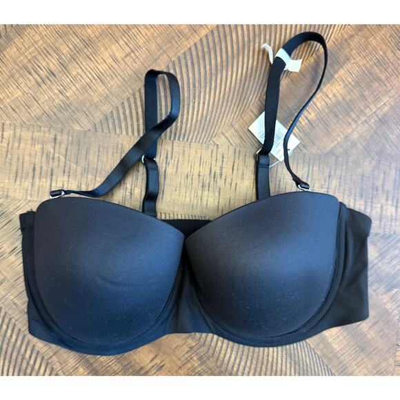 Aerie real good sunnie convertible black push up bra strapless NWT 36D ($49.50) - Picture 5 of 8